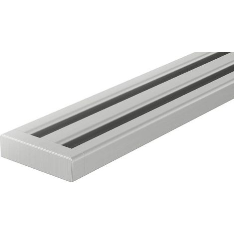Schluter – Caniveau de douche KERDI-LINE-VARIO 120 cm – Design WAVE – Acier inoxydable – Profilé recoupable – Évacuation efficace