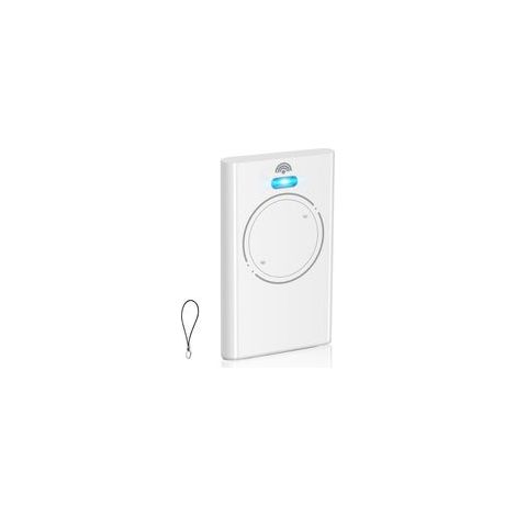 Télécommande pour ouvre-porte de garage 433,92 MHz compatible avec XT2 433 SLH LR, 2 canaux, blanc (1/5)