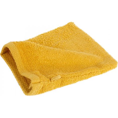 EUROFIRANY ASCIUGAMANO LISCIO 1 GUANTO PER LAVAGGIO IN COTONE 16 X 21 CM SENAPE (1/5)