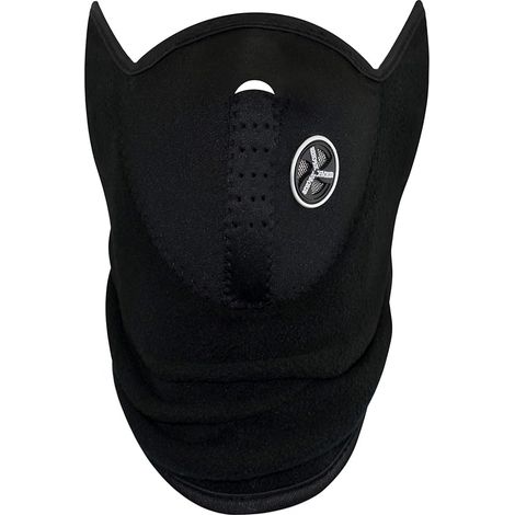 Masque Facial en Noir Parfait pour l'hiver et Les Sports: Ski, Snowboard, BMX, vélo, Course, randonnée, Paintball et activités de Plein air (1/5)