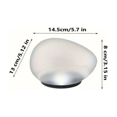 Lampe Paysagère Solaire Effet Pierre Réaliste – Éclairage Décoratif Extérieur/Intérieur pour Jardin, Pelouse et Bord de Piscine, Installation Facile