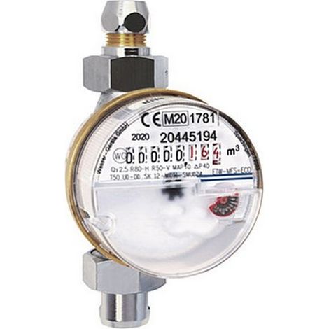Compteur à impulsions de type WTZ-K Qn 1,5 - étalonnage à froid 2024 pour appareils de plomberie