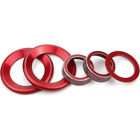 Cache du bouton de commande du menu de climatisation, cache du bouton de démarrage/arrêt du moteur pour 2016-2021 (r-- (1/5)