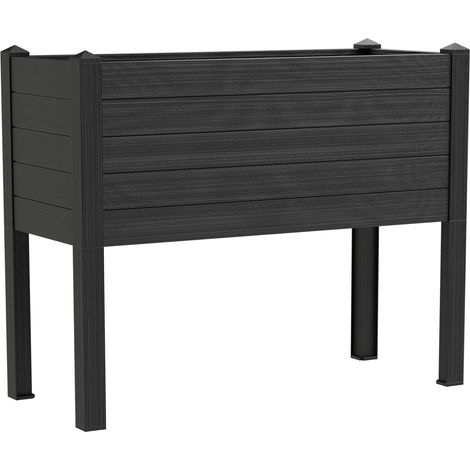 TeraPlast Fioriera Trama 015 Cenere Resina 100×42 cm