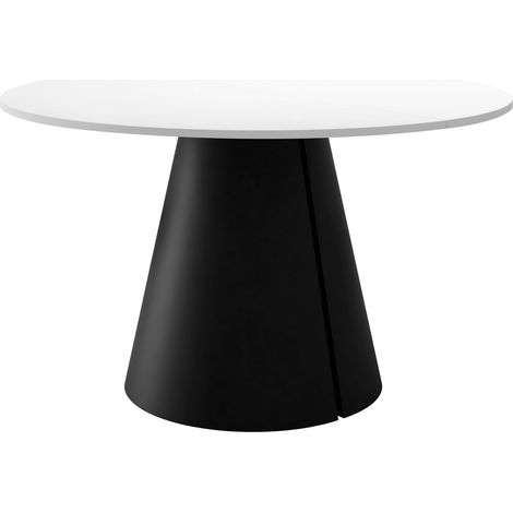 Mesa Oswego 167, Blanco, 76x0x0cm, Alargamiento, Aglomerado laminado, Metal (1/4)