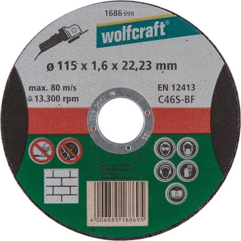 Wolfcraft Trennscheibe für Stein 230 x 2,5 x 22,23 mm (1628099) (1/4)