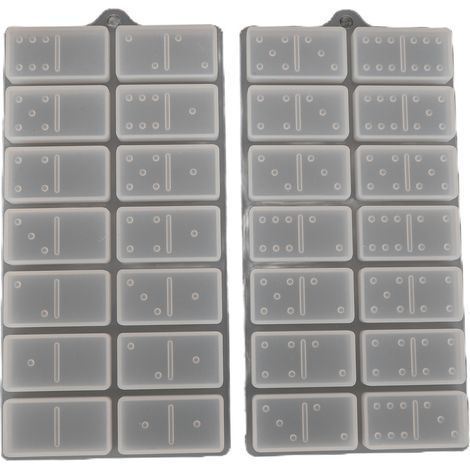 Domino-Silikonform für Epoxidharz-Bastelarbeiten, Schokoladenherstellung, Tortendekoration, DIY-Schmuck (1/5)