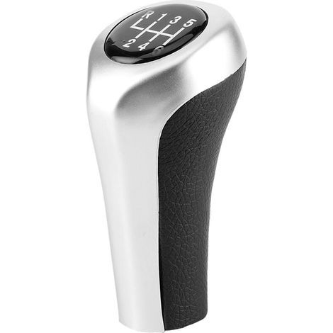 Pommeau de levier de vitesse à 6 vitesses adapté pour la série 3 Série 1 X1 E60 E61 E62 E87 E88 E90 E91 E83 Accessoire intérieur de voiture (1/4)