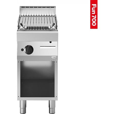 Grill pierre de lave 1 zone - Grille inox - Gaz naturel - Fun 700 - Modular