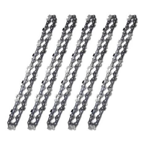 Chaîne de tronçonneuse de 10 cm (28 maillons d'entraînement, 14 dents), paquet de 5 (1/5)