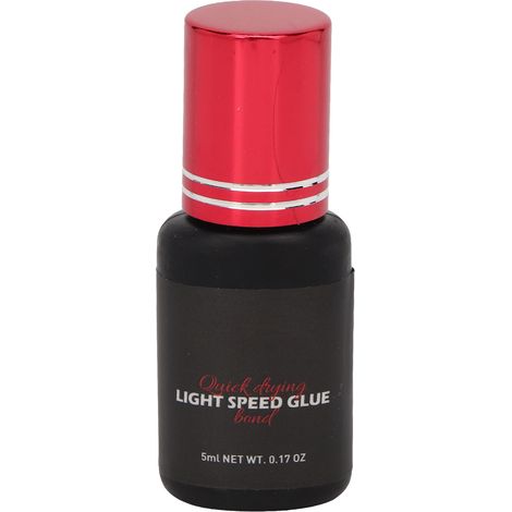 Colle pour extensions de cils à séchage rapide, forte adhérence, longue tenue, avec anneau de maintien, 5 ml (1/5)