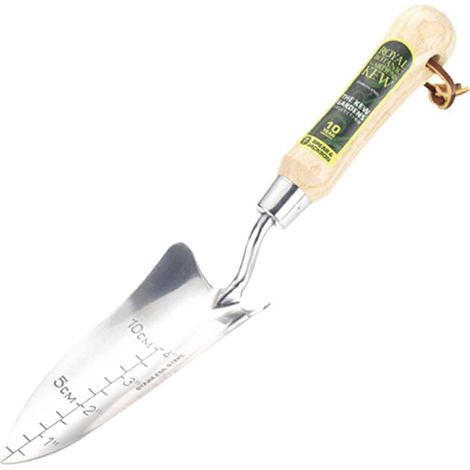 Transplantoir étroit INOX, repères de Profondeur (1/2)