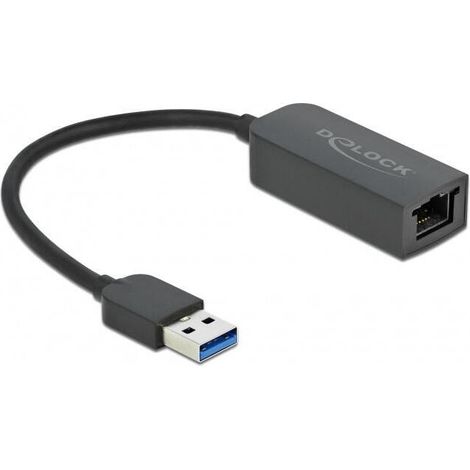 delock 66646 Adaptador USB de red negro 2.5 Gbps (1/2)
