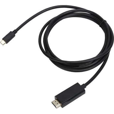 Câble adaptateur Type-C vers HDMI : USB 3.1 10 Gbps, compatible Air, sortie haute définition. (1/5)