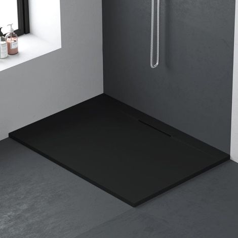 Plato de ducha resina LYRA NEGRO 75x140cm (1/5)