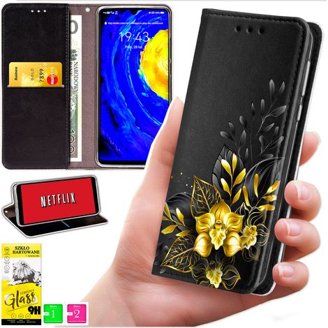 Funda tipo cartera para Oppo Reno 15 5G - Cubierta Bluemoon con estampado + cristal 9H (1/5)