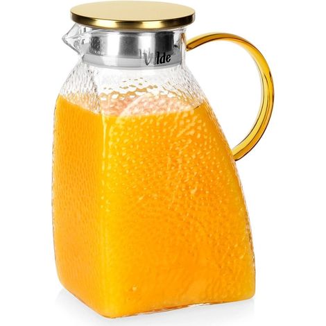Glass pitcher with lid borosilicate 18l narrow 235492899 (1/5)
