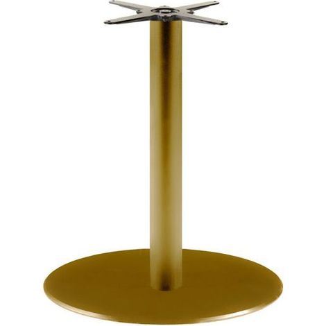 Piétement modèle Rome doré métal XL pour tables jusqu'à Ø 130 cm