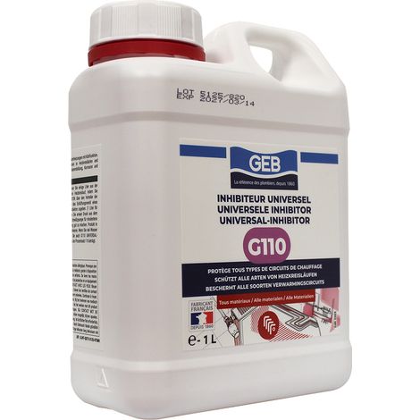 Protecteur multi-métaux inhibiteur corrosion, boue, tartre et micro-organisme G110 - Bidon 1 L (1/3)