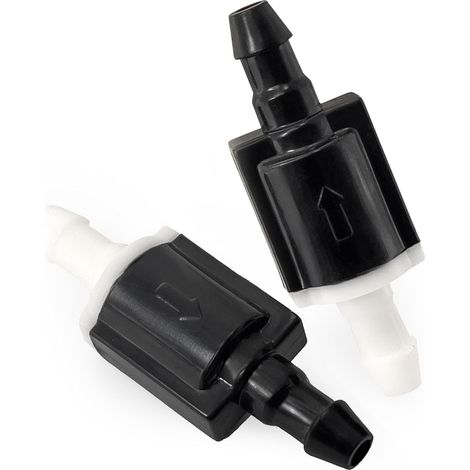 Noir,Lot de 2 buses de lave glace avant, kit de jet de lave glace avec clapet anti retour universel 85321 26020 (1/5)