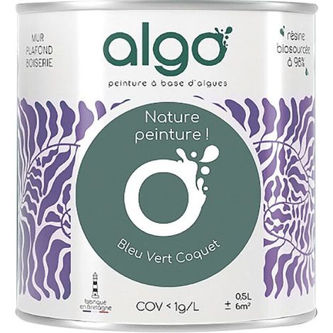 Pintura ecológica 0.5 L Azul Verde Coquet - Algo