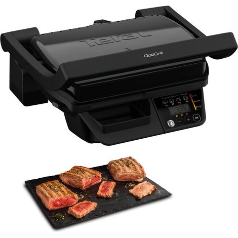 Tefal Optigrill GC7P08 Elektrischer Grill schwarz 2000 W (1/5)