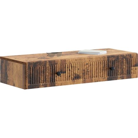 Maison Exclusive - Tavolino da Parete Laterale Legno antico 87,5 x 34,5 x 17 cm