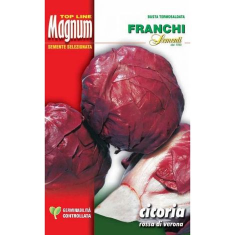 SEMI CICORIA ROSSA DI VERONA BUSTA MAGNUM FRANCHI SEMENTI