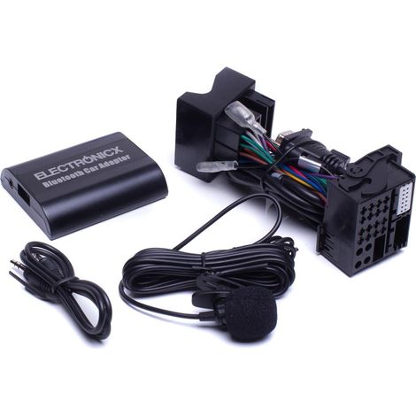 Adapter AUX Bluetooth Freisprecheinrichtung BMW, Mini Rover Flachpin - Auto Radio Adapter iPhone iPad iPod - Versand DE