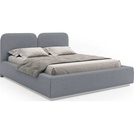 Selsey Comoves – Polsterbett 180x200 mit Chenillebezug, Grau