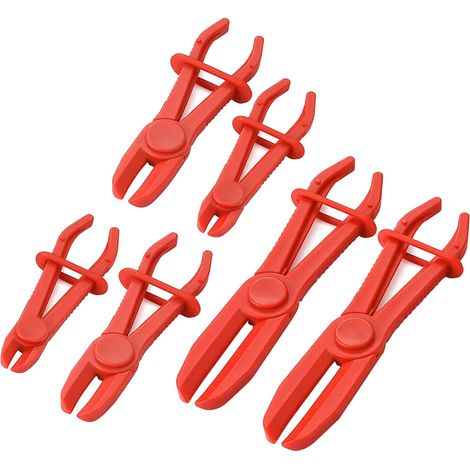 Lot 6 pinces durites 155-255mm, colliers pour gaz et tuyaux souples (1/5)