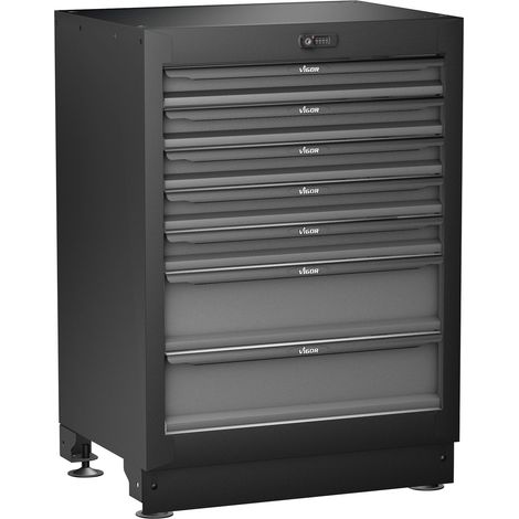 VIGOR Schubladen-Unterschrank, 7 Schubladen, L x B x H: 676 x 500 x 953 mm (1/5)