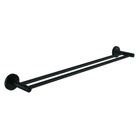 GROHE Toallero doble Essentials 102473, matt black, 1024732430