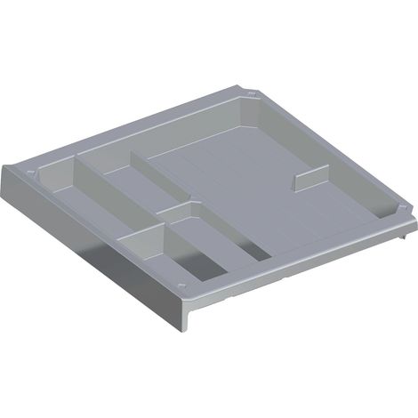 HETTICH SmarTray Materialschale 40 mm Kunststoff Alu-Optik