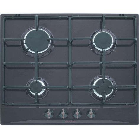 Kochfeld Glem Gas GT64AN anthrazit 60 cm 3000 W