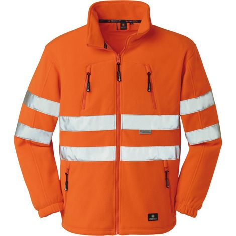 Veste polaire Warning Seattle, orange fluo, taille 2XL (1/5)