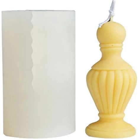 3D-Kerzenform, Mini-Vasenform, Silikonform für Bastelarbeiten zur Kerzenherstellung (1/5)
