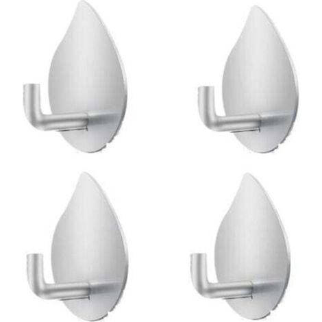selbstklebende Haken, Edelstahlhaken, rostfrei, wasserdicht, kein Bohren erforderlich, für Schlafzimmer/Schlafzimmer