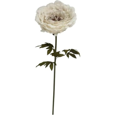 PEONIA AVORIO ARTIFICIALE IN TESSUTO PER COMPOSIZIONI E ALLESTIMENTI CHANTEL 130
