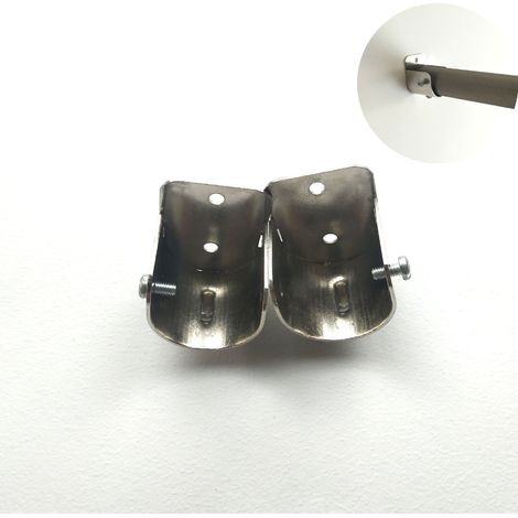 Support de tringle à rideaux romain minimaliste moderne, fixation latérale, accessoires pour rideaux, cadre de support pour tringle de penderie, bride de base.