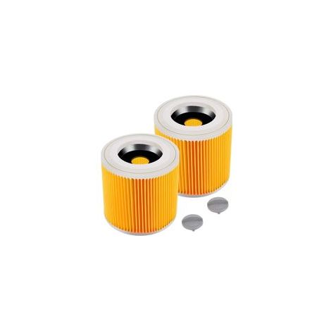 Lot De 2 Filtre Aspirateur Karcher, Pour WD3 Premium, WD2, WD3, WD3P, MV2, MV3 - Filtre WD3 - Filtre De Rechange Pour Aspirateur 6.414-552.0/64145520 (1/5)