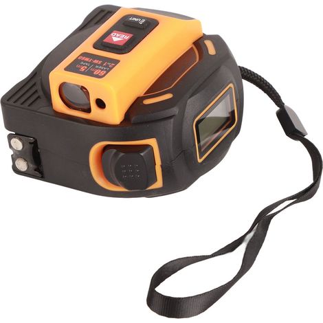 Ruban mesureur laser 60m, précision élevée, boîtier ABS, acier manganèse, outil numérique de mesure pour chantier, construction, rénovation. (1/5)
