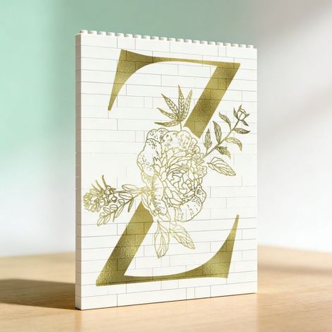 Cadre photo en blocs et briques à faire soi-même, cadeaux romantiques pour elle et lui (1/5)