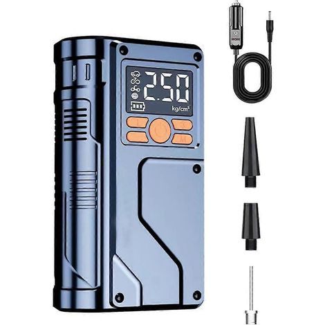 Gonfleur de pneus portable pour voiture, modèles filaires, pompe à gonfler -- (1/5)