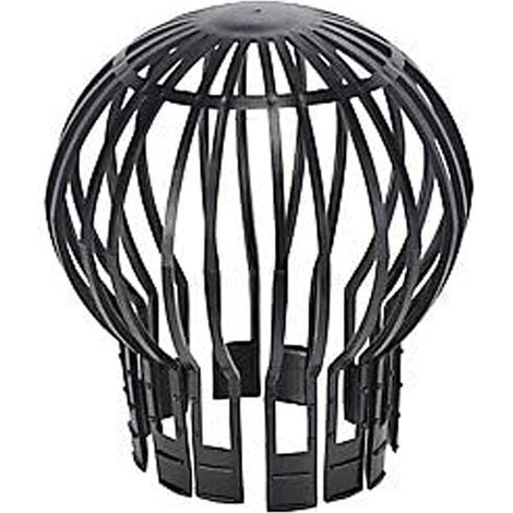 Lot de 4 crapaudines pour gouttière d’environ 12,5 x 14,5 cm (diamètre x hauteur) (1/4)