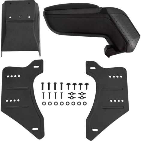 Accoudoir universel pour voiture, noir, 13 x 33 x (33-53) cm, ABS