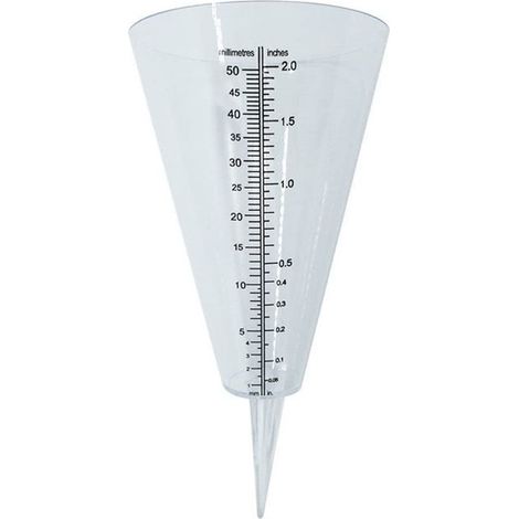 Jauge de pluie pour surveiller les niveaux de pluie avec échelle facile à lire, le pluviomètre d'extérieur parfait pour votre jardin (1/5)