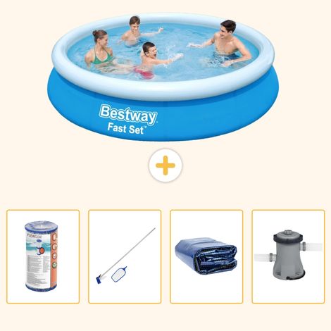 Bestway Bestway Fast Set Ronde - 366x76 cm - 5-pièces S20 (1/5)