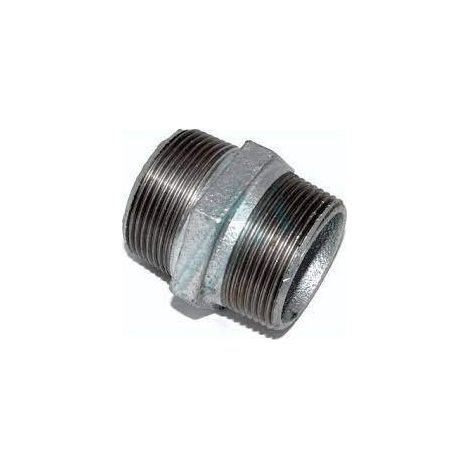 ROSCA DOBLE 1-1/2" GALVANIZADO - NOVELEC