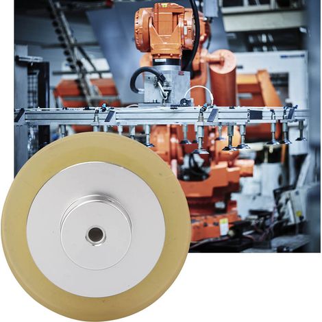 Robuster, rutschfester Drehgeber-Messzähler aus Polyurethan (200 mm) (1/5)